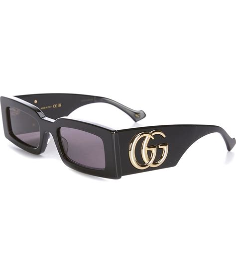 gucci 53mm square sunglasses|gucci generation 53mm rectangular sunglasses.